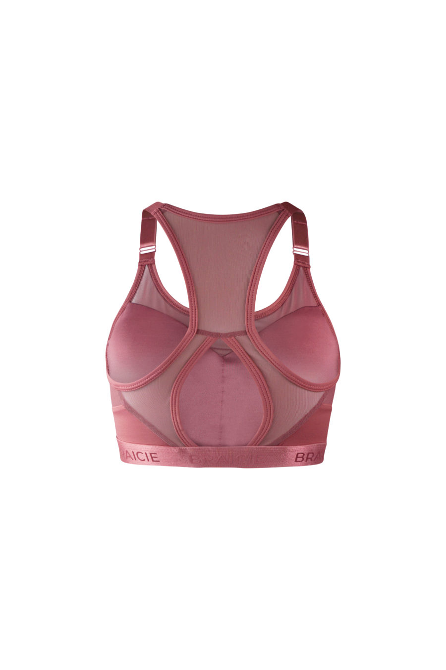 Damen Sport-BH rosa mit starkem Halt zum Laufen, Boxen, Kraftsport